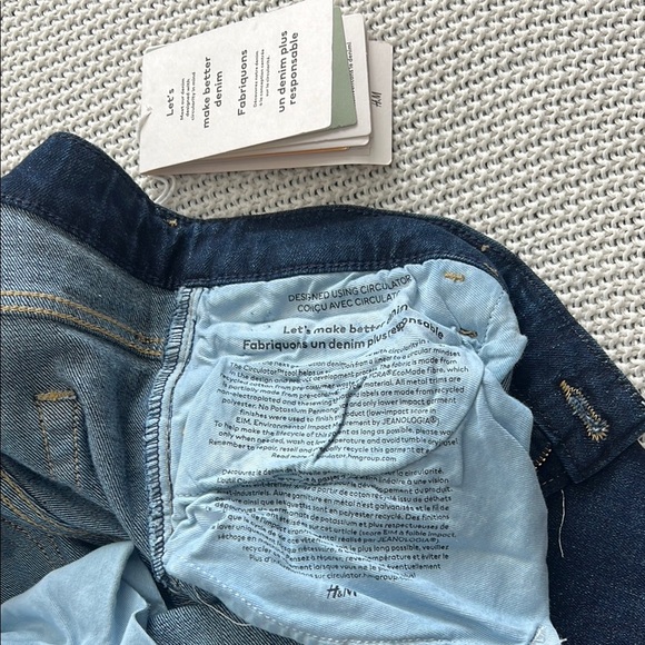 H&M Blue Flare & Wide Leg Jeans Classic Style - Picture 4 of 7